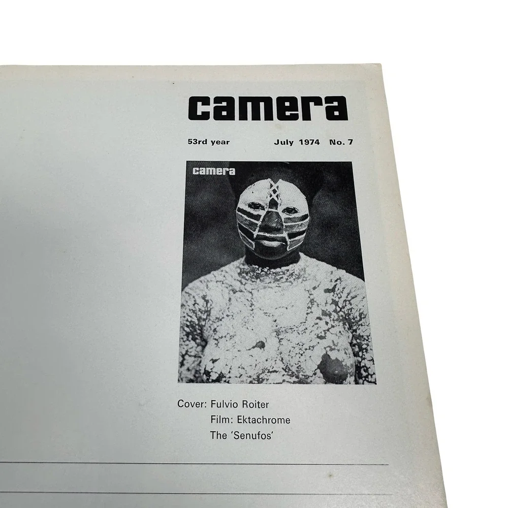 Vintage Camera Magazine July 1974 No 7 Fulvio Roiter Marketa Luskacova Pentax Ad